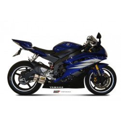 MIVV Yamaha Yzf 600 r6 2006 2016 Suono Sport Slip-on RVS met Carbon eindkap