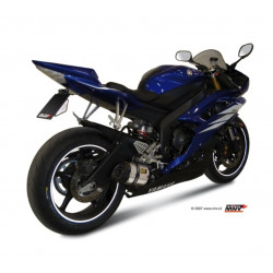 MIVV Yamaha Yzf 600 r6 2006 2016 Suono Sport Slip-on RVS met Carbon eindkap