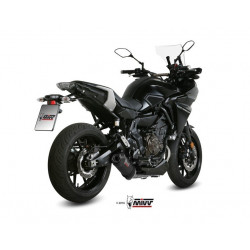 MIVV Yamaha Tracer 700 / gt 2016 2019 Oval Sport Imp. compl./full sys. 2x1 Carbon met Carbon eindkap