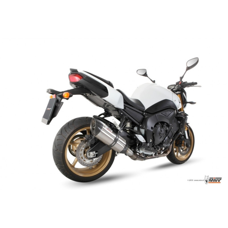 MIVV Yamaha Fz8 / fazer 8 2010 2016 Suono Sport Slip-on RVS met Carbon eindkap
