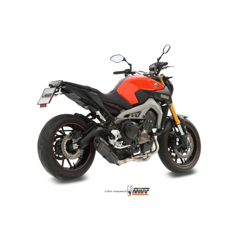 MIVV Yamaha Mt-09 2013 Suono Sport Imp. compl./full sys. 3x1 Steel black