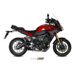 MIVV Yamaha Tracer 900 / tracer 900 gt 2015 Oval Sport Imp. compl./full sys. 3x1 Carbon met Carbon eindkap