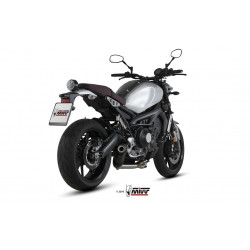 MIVV Yamaha Xsr 900 2016 Oval Sport Imp. compl./full sys. 3x1 Carbon met Carbon eindkap