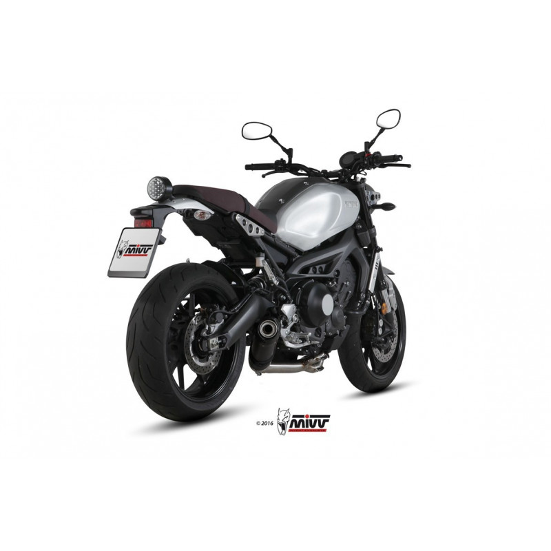 MIVV Yamaha Xsr 900 2016 Oval Sport Imp. compl./full sys. 3x1 Carbon met Carbon eindkap