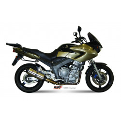 MIVV Yamaha Tdm 900 2002 2014 Suono Sport 2 slip-on RVS met Carbon eindkap