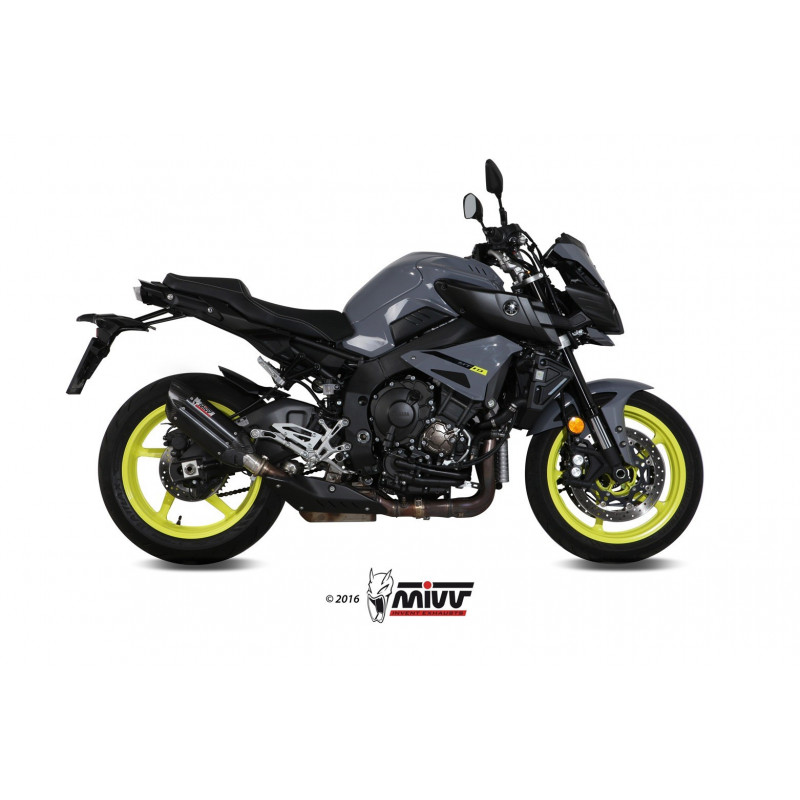 MIVV Yamaha Mt-10 2016 Suono Sport Slip-on Steel black