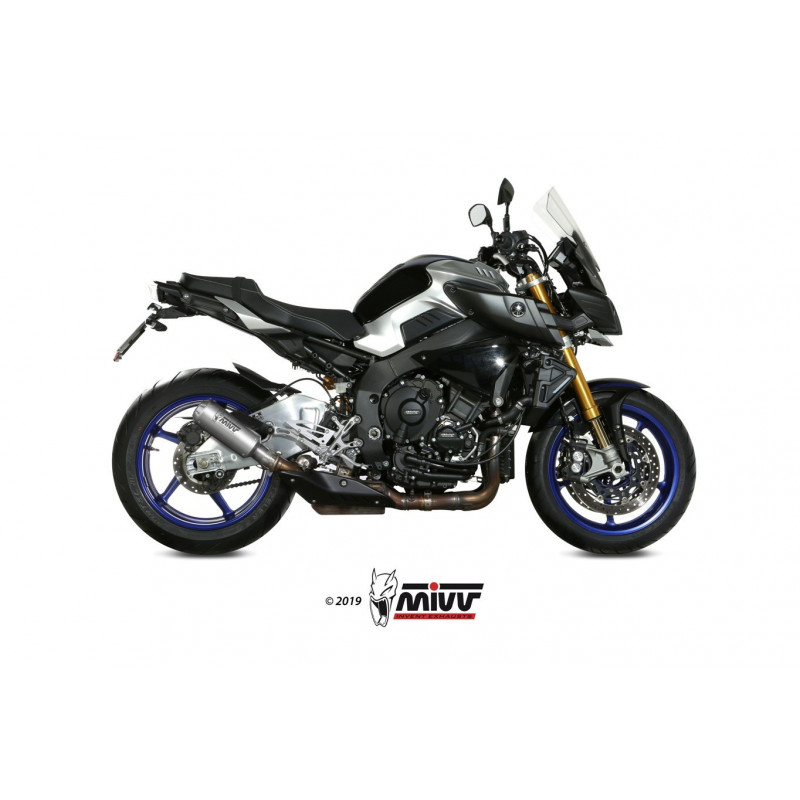 MIVV Yamaha Mt-10 2016 Mk3 Sport Slip-on RVS (Inox)