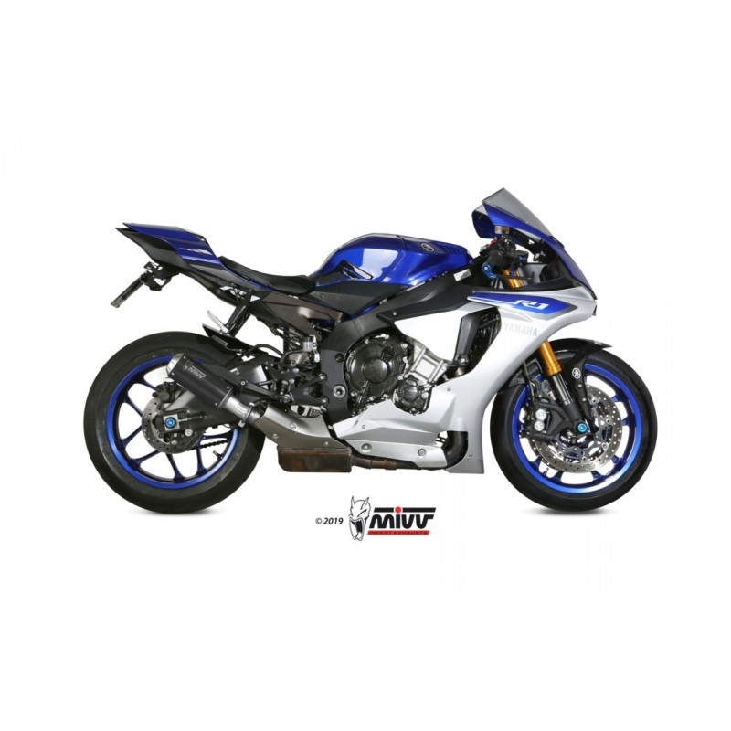 MIVV Yamaha Yzf 1000 r1 2015 Mk3 Sport Slip-on Carbon