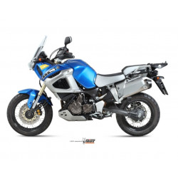MIVV Yamaha Xt 1200 z Super Tenere 2010 Oval Sport Slip-on Titanium met Carbon eindkap