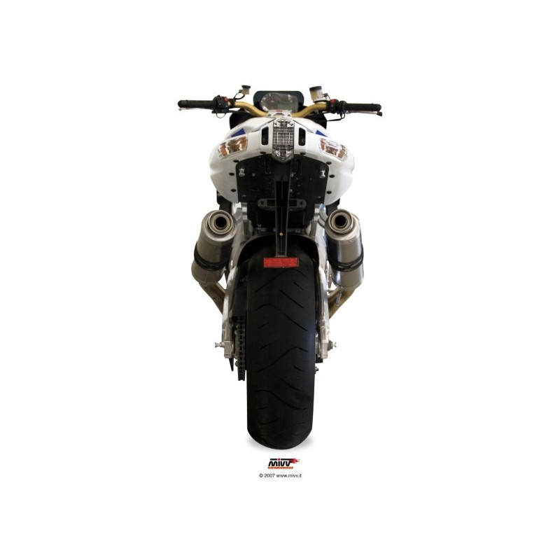 MIVV Aprilia Tuono fighter 1000 2002 2005 GP Sport Slip-on Titanium