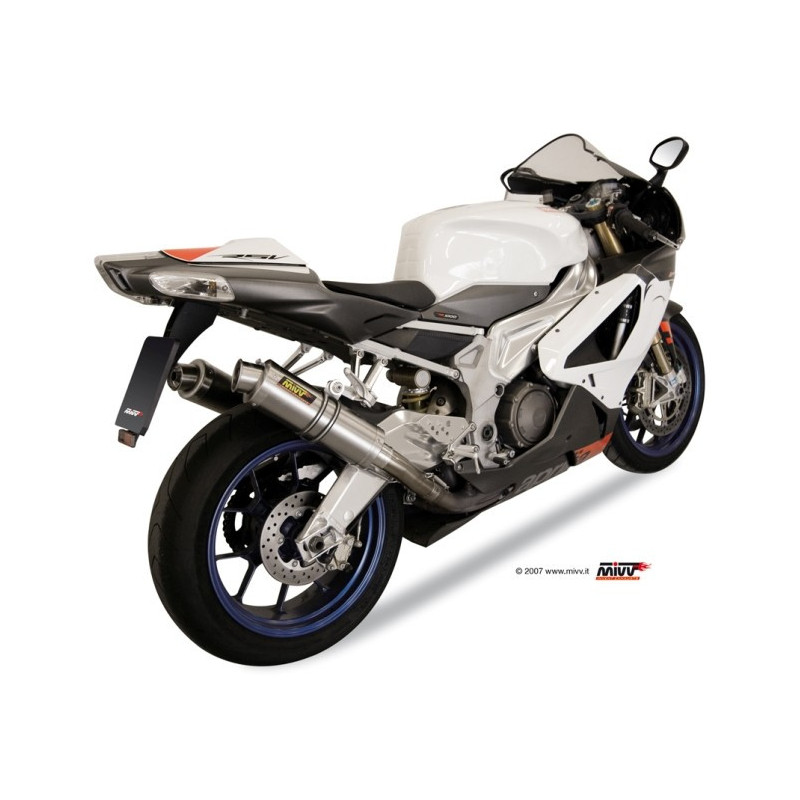 MIVV Aprilia Rsv 1000 2004 2008 GP Sport 2 slip-on Titanium