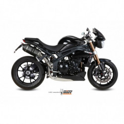 MIVV Triumph Speed triple 2011 2015 Speed Edge Sport 2 slip-on Steel black