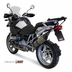 MIVV Bmw R 1200 gs / adventure 2008 2009 Suono Sport Slip-on RVS met Carbon eindkap