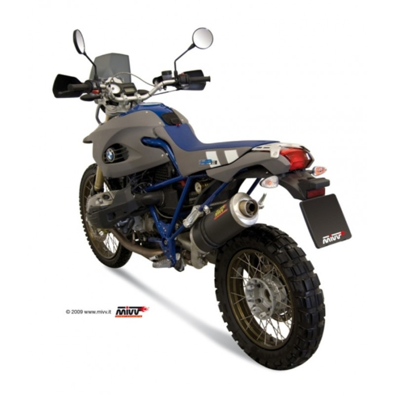 MIVV Bmw Hp2 enduro 2005 2009 Oval Sport Slip-on Titanium
