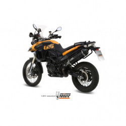 MIVV Bmw F 650 gs 2008 2012 Speed Edge Sport Slip-on Steel black