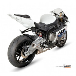 MIVV Bmw S 1000 RR 2010 2014 X-Cone plus Sport Slip-on Inox fondello alluminio/st. steel aluminium end cap