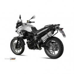 MIVV Bmw F 700 gs 2012 Suono Sport Slip-on RVS met Carbon eindkap