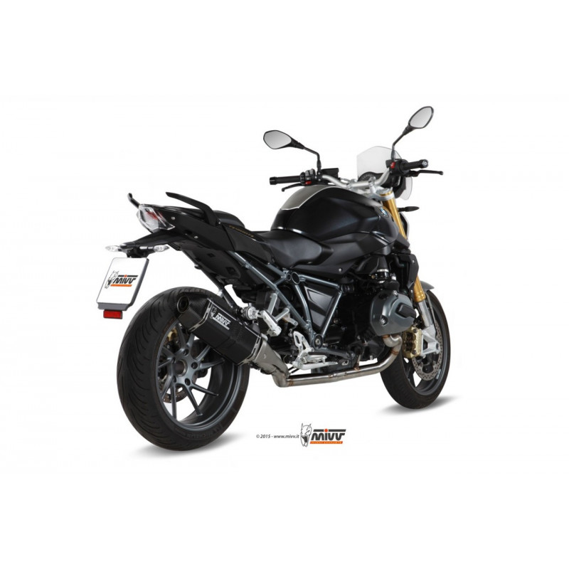MIVV Bmw R 1200 r / rs 2015 Speed Edge Sport Slip-on Steel black