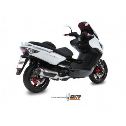 MIVV Kymco Xciting 500 2005 2014 - Urban Imp. compl./full sys. 1x1 RVS (Inox)