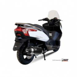 MIVV Kawasaki J300 2014 2016 - Urban Imp. compl./full sys. 1x1 RVS (Inox)