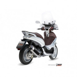 MIVV Piaggio Beverly 125 2010 2012 - Urban Imp. compl./full sys. 1x1 RVS (Inox)