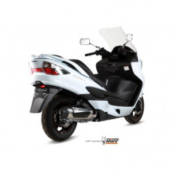 MIVV Suzuki Burgman 400 2006 2016 - Urban Imp. compl./full sys. 1x1 RVS (Inox)