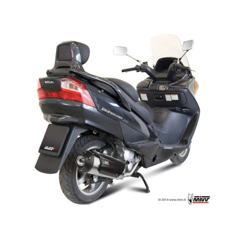 MIVV Suzuki Burgman 250 2003 2006 - Urban Imp. compl./full sys. 1x1 RVS (Inox)