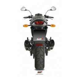 MIVV Ducati Monster 695 2006 2008 Suono Sport 2 slip-on RVS met Carbon eindkap