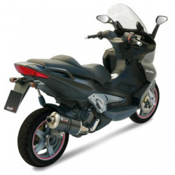 MIVV Gilera Fuoco 500 2007 2013 Oval Sport Slip-on Carbon