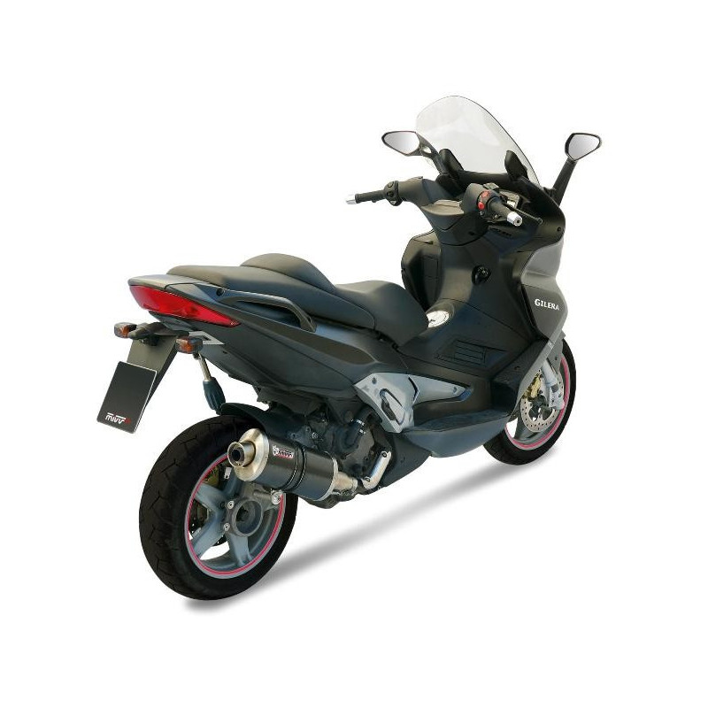 MIVV Gilera Fuoco 500 2007 2013 Oval Sport Slip-on Carbon