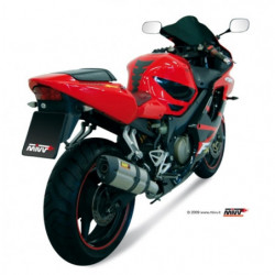 MIVV Honda Cbr 600 fs 2001 2003 Suono Sport Slip-on RVS met Carbon eindkap