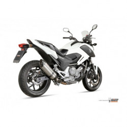 MIVV Honda Integra 700 2012 2013 Suono Sport Slip-on RVS met Carbon eindkap