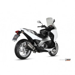 MIVV Honda Integra 700 2012 2013 Suono Sport Slip-on RVS met Carbon eindkap