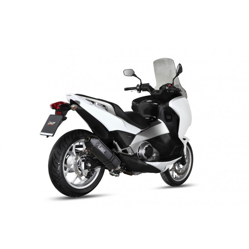 MIVV Honda Integra 700 2012 2013 Speed Edge Sport Slip-on Steel black