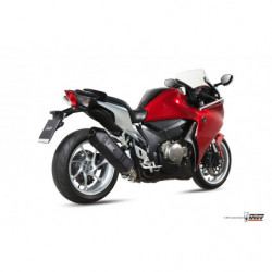 MIVV Honda Vfr 1200 2010 2016 Speed Edge Sport Slip-on Steel black