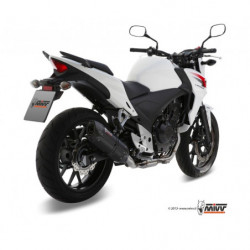 MIVV Honda Cb 500 f / x 2013 2015 Suono Sport Slip-on Steel black