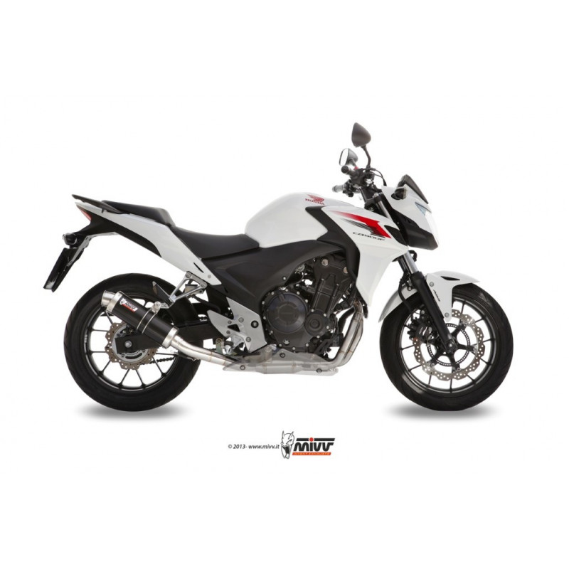 MIVV Honda Cb 500 f / x 2013 2015 GP Sport Slip-on Steel black