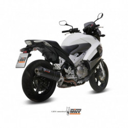 MIVV Honda Crossrunner 2011 2014 Oval Sport Slip-on Carbon met Carbon eindkap