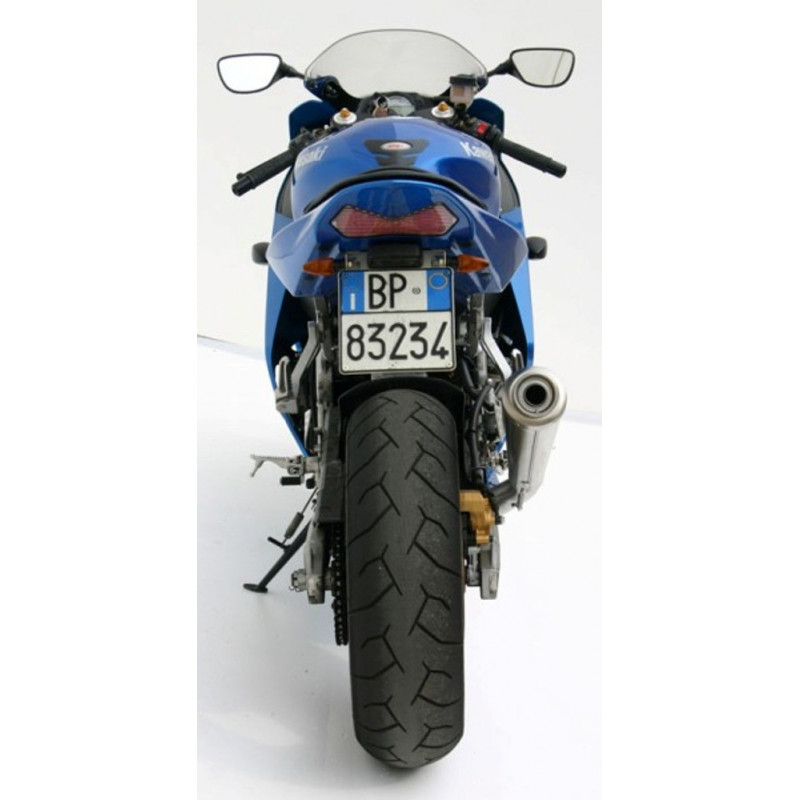 MIVV Kawasaki Zx-6 RR 2003 2004 X-Cone Sport Slip-on RVS (Inox)
