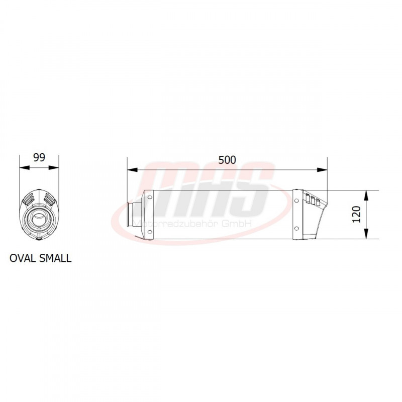MIVV Kawasaki Z 750 2004 2006 Oval Sport Slip-on Carbon met Carbon eindkap