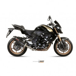 MIVV Kawasaki Z 750 r 2011 2014 Oval Sport Slip-on RVS (Inox)