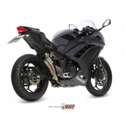 MIVV Kawasaki Ninja 300 2013 2016 Double Gun Sport Slip-On Full Titanium
