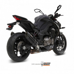 MIVV Kawasaki Z 1000 2014 Suono Sport 2 slip-on Steel black