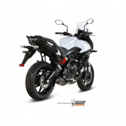 MIVV Kawasaki Versys 650 2015 Suono Sport Imp. compl./full sys. 2x1 Steel black