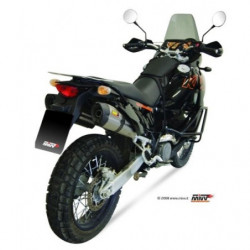 MIVV 2 BOLT-ON SUONO incl. Katalysator in Rvs voor KTM LC8 950 ADVENTURE/LC8 990 ADVENTURE