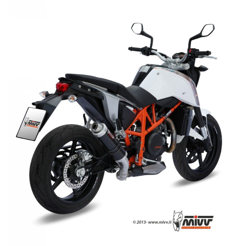 MIVV Ktm 690 duke 2012 GP Sport Slip-on Steel black