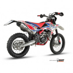 MIVV Beta 350 RR 2011 2012 Oval Stronger enduro new Imp. compl./full sys. 1x1 RVS met Carbon eindkap