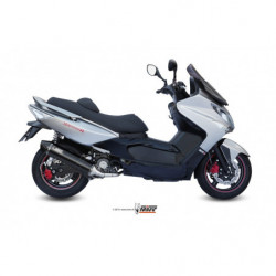 MIVV Kymco Xciting 300 2007 2014 Stronger Sport Imp. compl./full sys. 1x1 Steel black