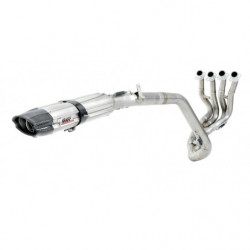 MIVV Honda Cbr 600 RR 2007 2012 Suono Power evo Imp. compl./full sys. 4x2x1 Full titanium carbon caps