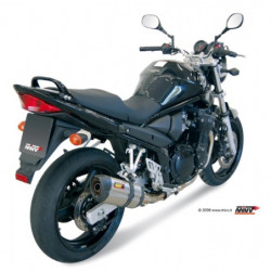 MIVV Suzuki Gsf 650 bandit 2005 2006 Suono Sport Slip-on RVS met Carbon eindkap